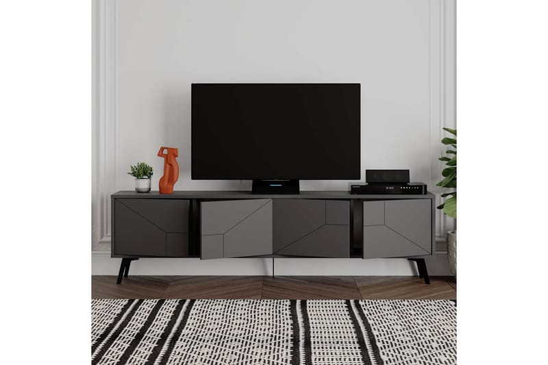 Dune Tv-bänk 180 cm - Antracit - Möbler - Tv möbel & mediamöbel - TV b�änk & mediabänk