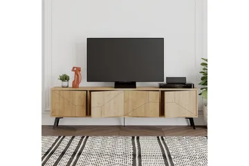 Dune Tv-bänk 180x29,6 cm Brun - Hanah Home - Möbler - Tv möbel & mediamöbel - TV bänk & mediabänk
