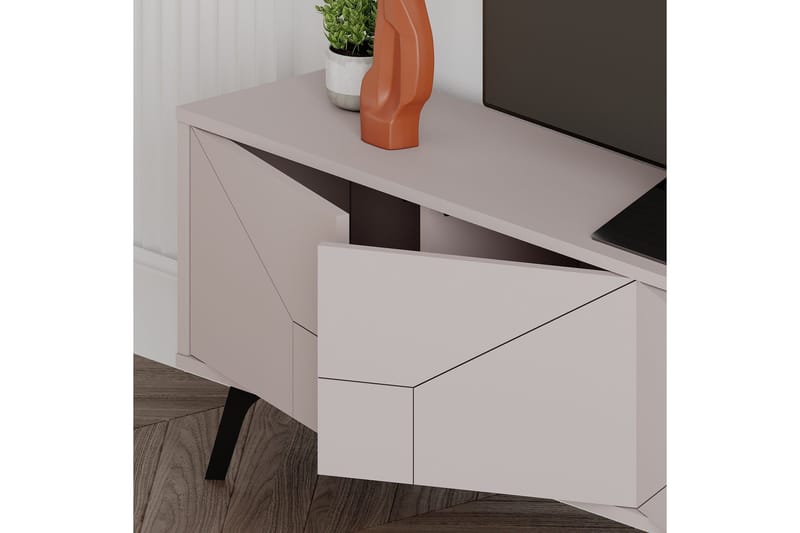 Dune Tv-bänk 180x29,6 cm Brun - Hanah Home - Möbler - Tv möbel & mediamöbel - TV bänk & mediabänk