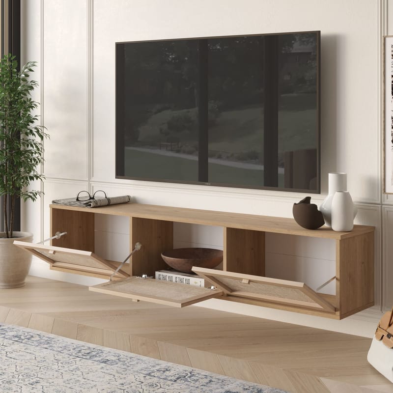 Dune TV-bänk 180x35,6x32 cm - Ek - Möbler - Tv möbel & mediamöbel - TV bänk & mediabänk