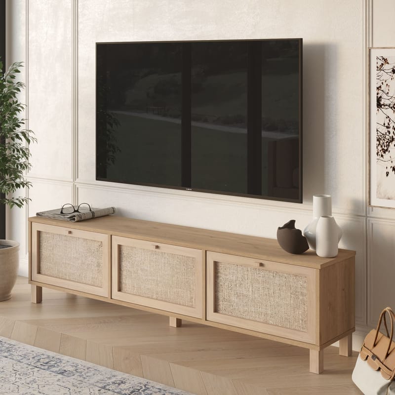 Dune TV-bänk 180x45,6x32 cm - Ek - Möbler - Tv möbel & mediamöbel - TV bänk & mediabänk