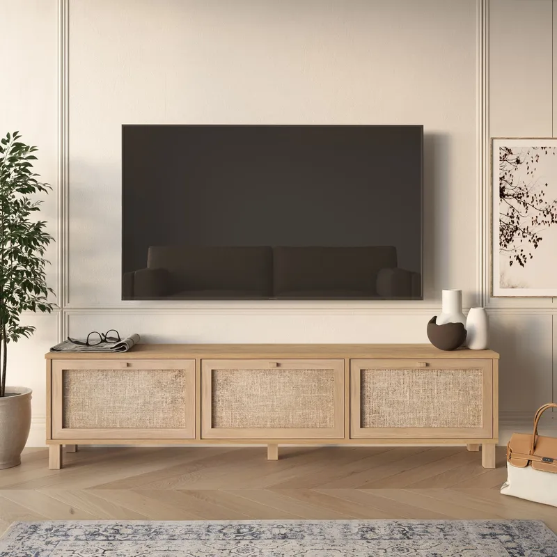 Dune TV-bänk 180x45,6x32 cm - Ek - Möbler - Tv möbel & mediamöbel - TV bänk & mediabänk