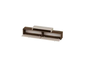 Durros Tv-bänk 180 cm - Valnöt/Beige - Möbler - Tv möbel & mediamöbel - TV bänk & mediabänk