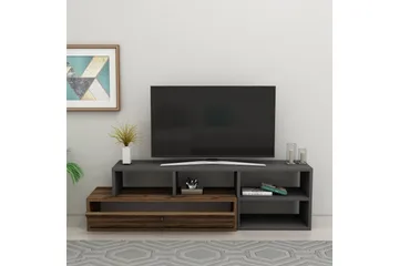 Durusu Tv-bänk 120 cm - Ljusbrun/Antracit - Möbler - Tv möbel & mediamöbel - TV bänk & mediabänk