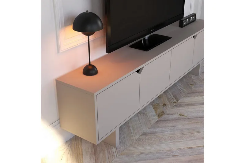 Edrion Tv-bänk 180 cm - Beige - Möbler - Tv möbel & mediamöbel - TV bänk & mediabänk