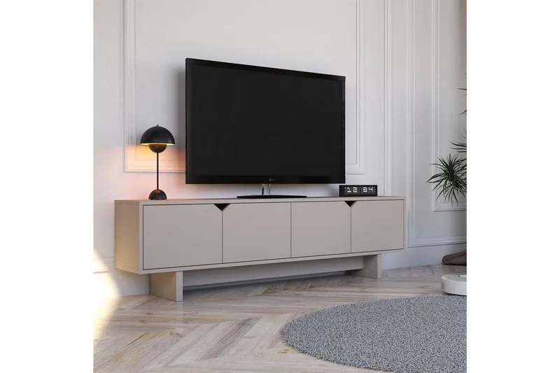 Edrion Tv-bänk 180 cm - Beige - Möbler - Tv möbel & mediamöbel - TV bänk & mediabänk