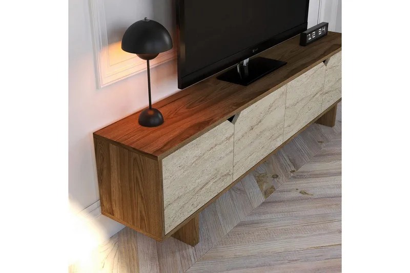 Edrion Tv-bänk 180 cm - Natur - Möbler - Tv möbel & mediamöbel - TV bänk & mediabänk