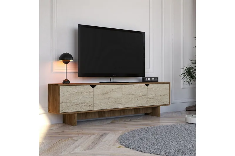 Edrion Tv-bänk 180 cm - Natur - Möbler - Tv möbel & mediamöbel - TV bänk & mediabänk
