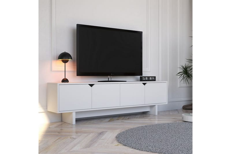 Edrion Tv-bänk 180 cm - Vit - Möbler - Tv möbel & mediamöbel - TV bänk & mediabänk