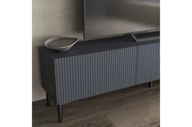 Elith Tv-bänk 180 cm - Antracit - Möbler - Tv möbel & mediamöbel - TV bänk & mediabänk