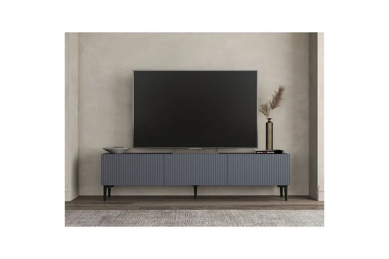 Elith Tv-bänk 180 cm - Antracit - Möbler - Tv möbel & mediamöbel - TV bänk & mediabänk