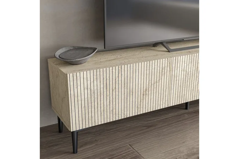 Elith Tv-bänk 180 cm - Travertine - Möbler - Tv möbel & mediamöbel - TV bänk & mediabänk