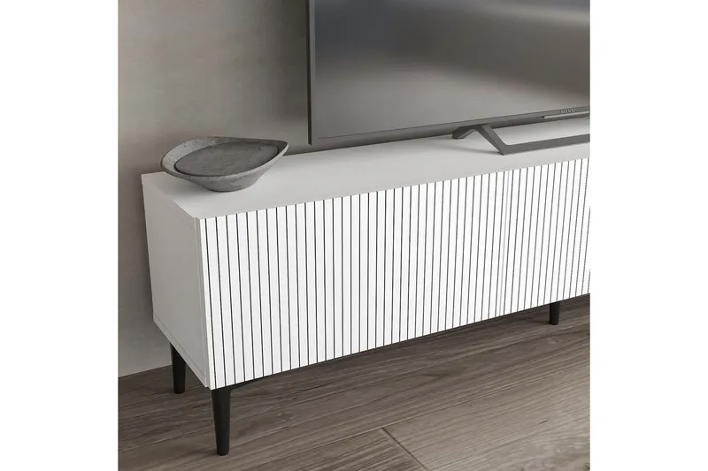 Elith Tv-bänk 180 cm - Vit - Möbler - Tv möbel & mediamöbel - TV bänk & mediabänk