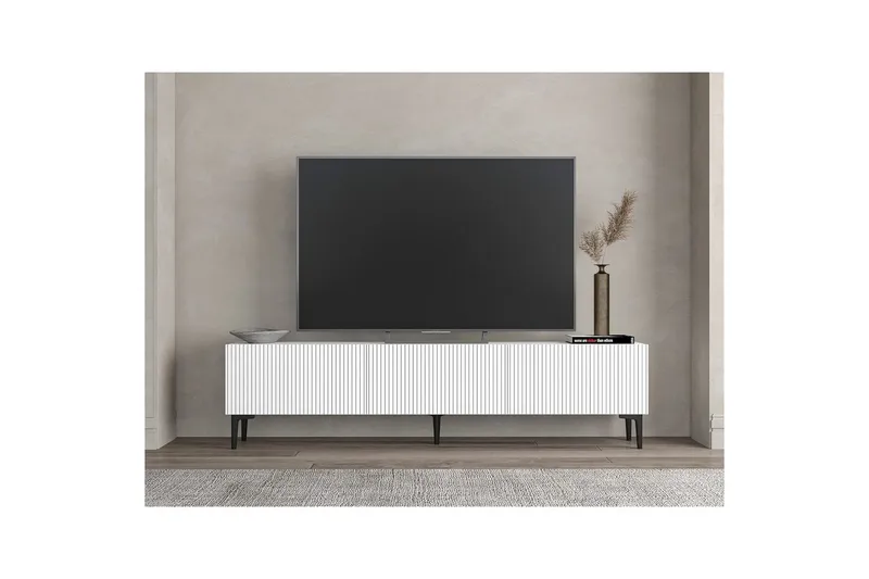 Elith Tv-bänk 180 cm - Vit - Möbler - Tv möbel & mediamöbel - TV bänk & mediabänk