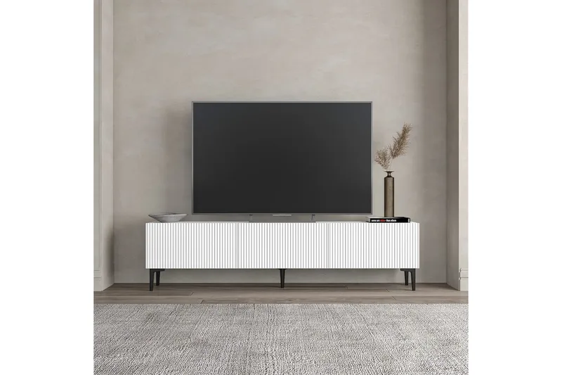 Elith Tv-bänk 180 cm - Vit - Möbler - Tv möbel & mediamöbel - TV bänk & mediabänk
