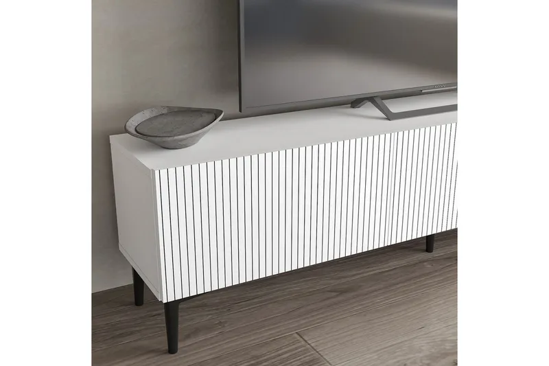 Elith Tv-bänk 180 cm - Vit - Möbler - Tv möbel & mediamöbel - TV bänk & mediabänk