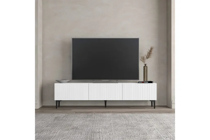 Elith Tv-bänk 180 cm - Vit - Möbler - Tv möbel & mediamöbel - TV bänk & mediabänk
