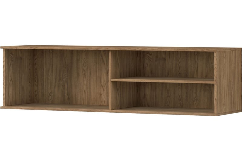 Entsian Vägghängd TV-bänk 40 cm med Förvaring i Ek - Brun - Möbler - Tv möbel & mediamöbel - TV bänk & mediabänk
