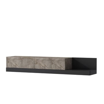 Ervold TV-bänk 180x30x37 cm - Gordion Marble/Anthracite - Möbler - Tv möbel & mediamöbel - TV bänk & mediabänk