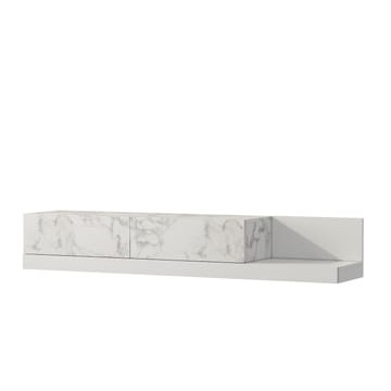 Ervold TV-bänk 180x30x37 cm - Marmo Marble och vitt - Möbler - Tv möbel & mediamöbel - TV bänk & mediabänk