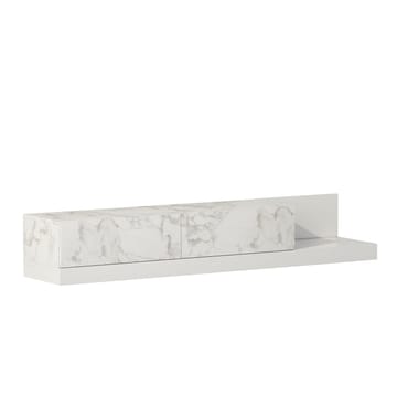 Ervold TV-bänk 180x30x37 cm - Marmo Marble och vitt - Möbler - Tv möbel & mediamöbel - TV bänk & mediabänk