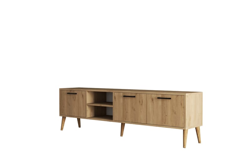 Essexa Tv-bänk 180x35 cm Brun - Hanah Home - Möbler - Tv möbel & mediamöbel - TV bänk & mediabänk