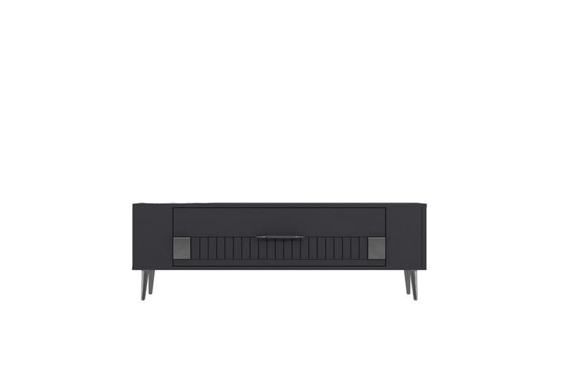 Estel Tv-bänk 120 cm - Antracit/Silver - Möbler - Tv möbel & mediamöbel - TV bänk & mediabänk