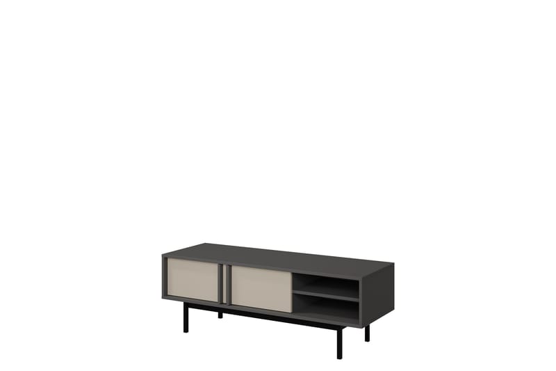 Farshian Tv-bänk 123x43 cm - Grå/Beige - Möbler - Tv möbel & mediamöbel - TV bänk & mediabänk