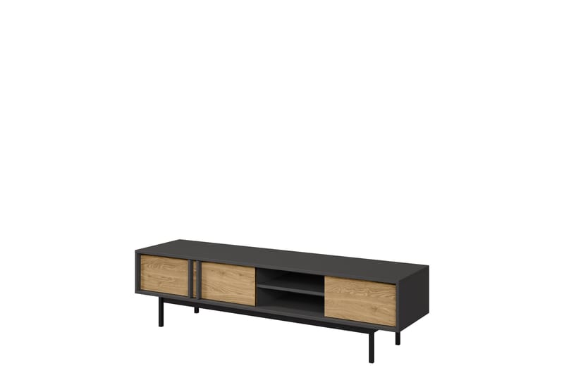 Farshian Tv-bänk 163x43 cm - Grå/Brun - Möbler - Tv möbel & mediamöbel - TV bänk & mediabänk