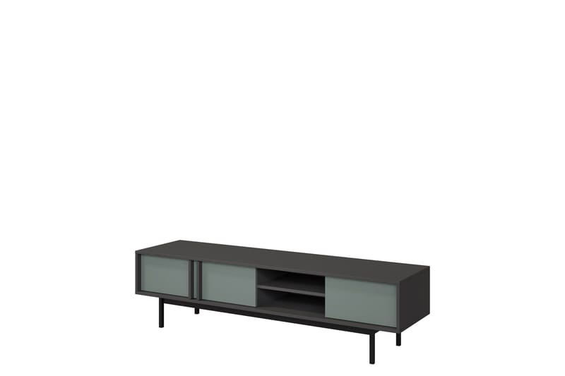 Farshian Tv-bänk 163x43 cm - Grå/Grön - Möbler - Tv möbel & mediamöbel - TV bänk & mediabänk