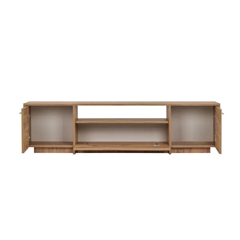 Farvik TV-bänk med Förvaring 180x46x35 cm - Atlantic Pine - Möbler - Tv möbel & mediamöbel - TV bänk & mediabänk