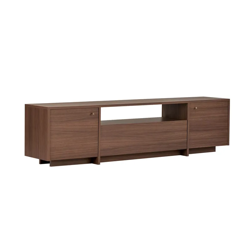 Farvik TV-bänk med Förvaring 180x46x35 cm, Valnöt