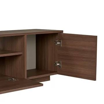 Farvik TV-bänk med Förvaring 180x46x35 cm - Valnöt - Möbler - Tv möbel & mediamöbel - TV bänk & mediabänk
