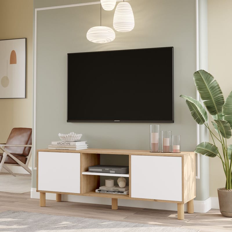 Fento Tv-Bänk 160 cm - Möbler - Tv möbel & mediamöbel - TV bänk & mediabänk