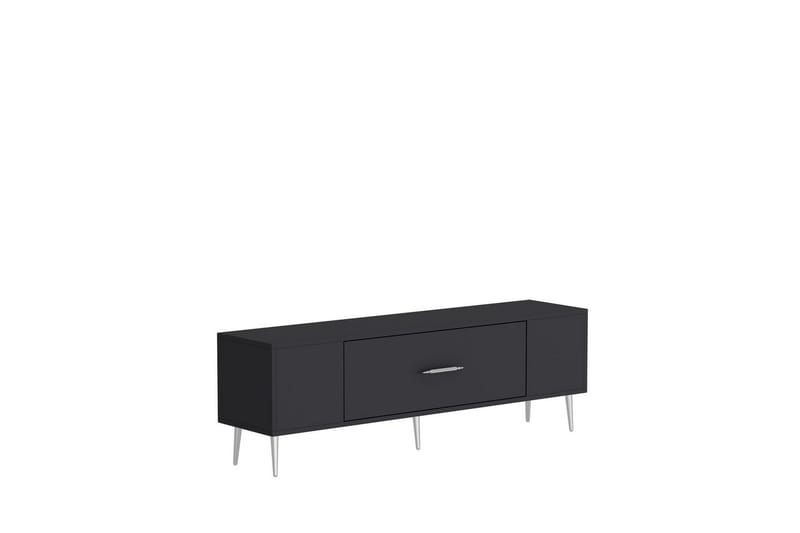 Feynor Tv-bänk 150 cm - Antracit/Silver - Möbler - Tv möbel & mediamöbel - TV bänk & mediabänk