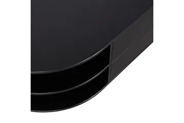 Finca Golvstående TV Bänk Vänster 78 cm med Förvaring i Furu - Svart - Möbler - Tv möbel & mediamöbel - TV bänk & mediabänk