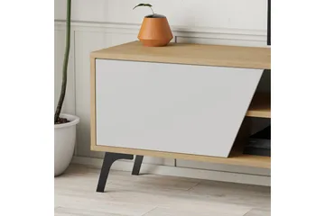 Fiona Tv-bänk 180x35,6 cm Brun/Vit - Hanah Home - Möbler - Tv möbel & mediamöbel - TV bänk & mediabänk