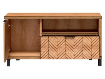 Fonti Golvstående Tv Bänk 118 cm med Förvaring - Brun - Möbler - Tv möbel & mediamöbel - TV bänk & mediabänk