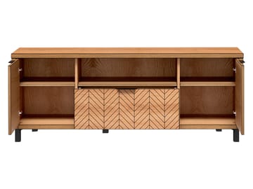 Fonti Golvstående Tv-bänk 159 cm i Träutseende - Brun - Möbler - Tv möbel & mediamöbel - TV bänk & mediabänk