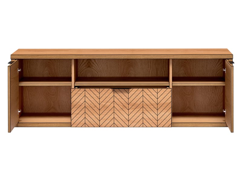 Fonti Tv Bänk 159 cm i Trä - Brun - Möbler - Tv möbel & mediamöbel - TV bänk & mediabänk
