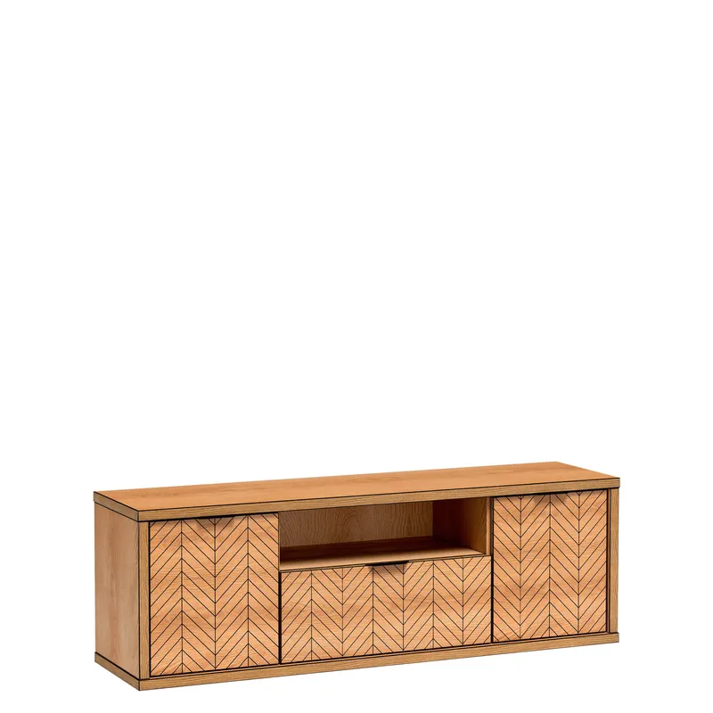 Fonti Tv Bänk 159 cm i Trä, Brun