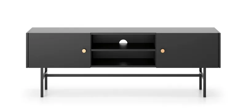 Francisca Tv-bänk 155 cm - Svart - Möbler - Tv möbel & mediamöbel - TV bänk & mediabänk