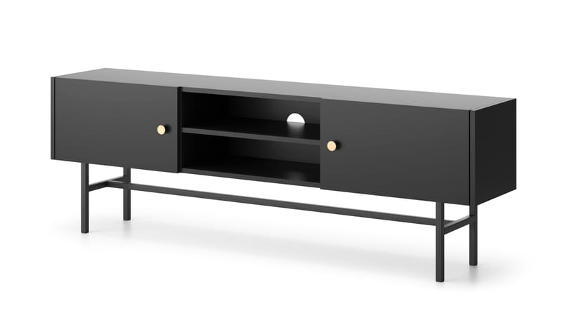 Francisca Tv-bänk 155 cm - Svart - Möbler - Tv möbel & mediamöbel - TV bänk & mediabänk