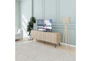 Galnor Golvstående TV-bänk 180 cm med Förvaring i Ek - Ljusbrun - Möbler - Tv möbel & mediamöbel - TV bänk & mediabänk
