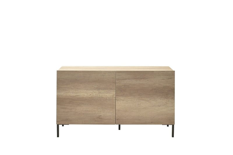 Galnor TV-bänk 120 cm med Förvaring i Mörkt Trä - Naturbrun - Möbler - Tv möbel & mediamöbel - TV bänk & mediabänk