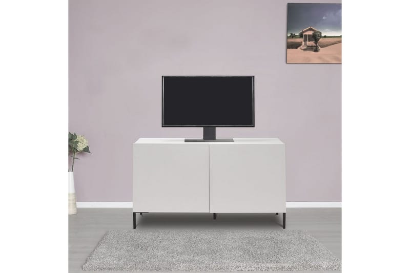 Galnor Tv-bänk 120 cm - Vit - Möbler - Tv möbel & mediamöbel - TV bänk & mediabänk