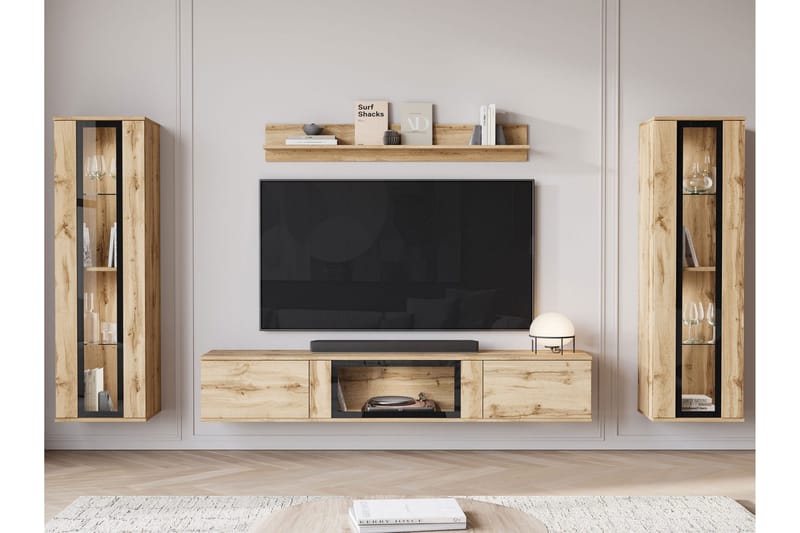 Gamal Tv-möbelset - Beige - Möbler - Tv möbel & mediamöbel - TV-möbelset