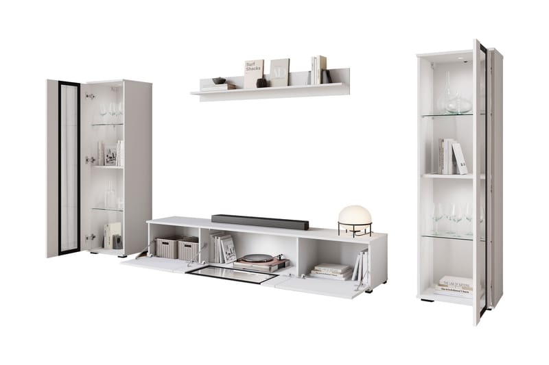 Gamal Tv-möbelset - Grå - Möbler - Tv möbel & mediamöbel - TV-möbelset