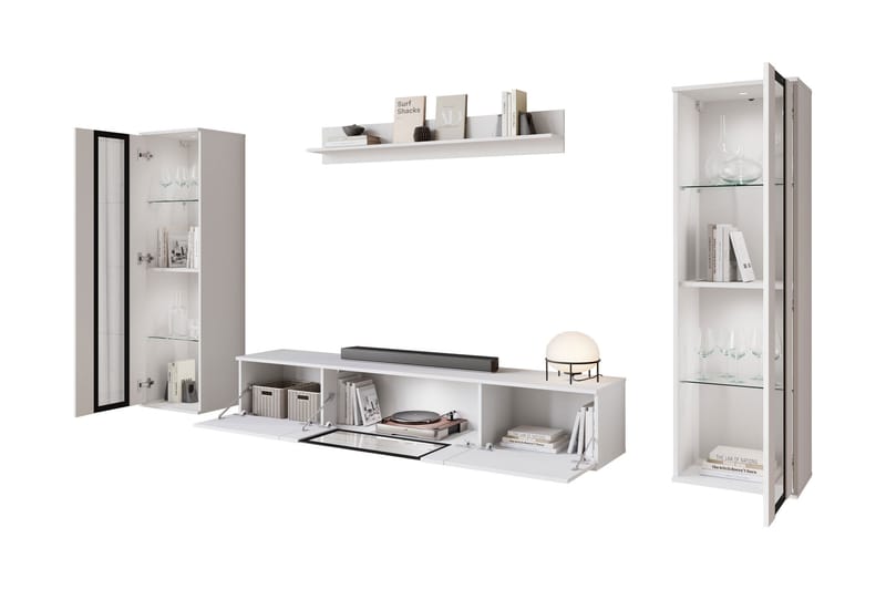 Gamal Tv-möbelset - Grå - Möbler - Tv möbel & mediamöbel - TV-möbelset