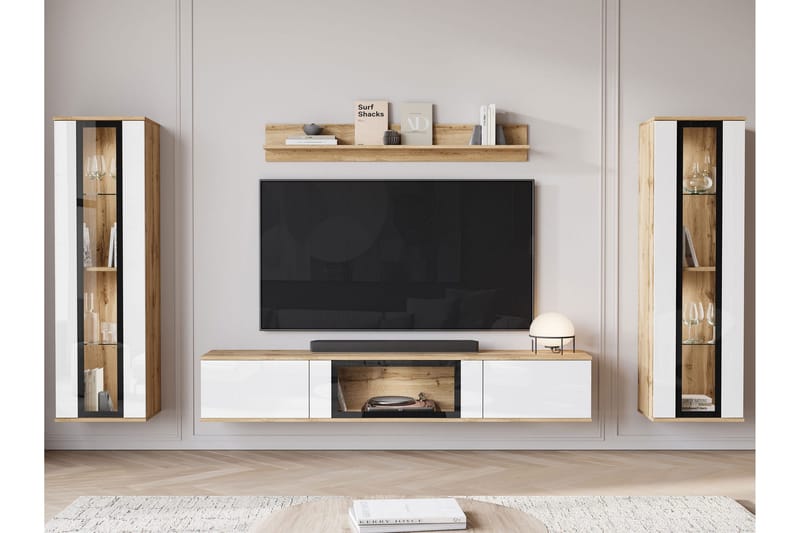 Gamal Tv-möbelset - Grå - Möbler - Tv möbel & mediamöbel - TV-möbelset